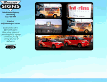 Tablet Screenshot of bennettsigns.com.au