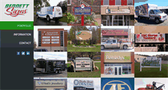 Desktop Screenshot of bennettsigns.ca